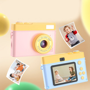 2024 Retro Mini Kindercamera Met Ingebouwde Games 2.0 Inch Scherm 1080P Hd 180 Groothoek Opnamefunctie-Leuk Cadeau - Product Image 4