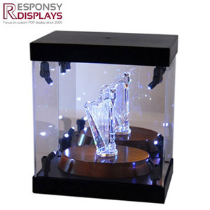 Vetrina in acrilico trasparente per regali scarpe da calcio per Plexiglass Cube Box eleganti espositori - Product Image 2