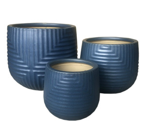 High Quality Vietnamese <b>Small</b> Glazed Flower <b>Pots</b> with Modern Style Ceramic Home & Garden Use All-Season Multi-Size - Product Image 2
