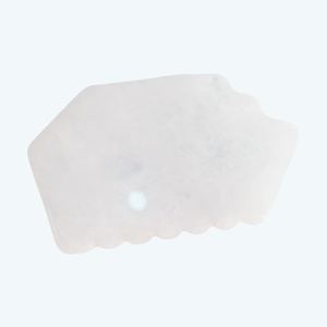 Tabla de Gua Sha de Jade Blanco 100% Natural con Logotipo Personalizado, Cristal de Cuarzo Facial para Guasha - Product Image 1