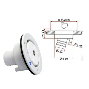 HWHongRV Entrée d'eau pour camping-car avec serrure, bouchon de remplissage d'eau douce sécurisé pour camping-car, <span class=keywords><strong>caravane</strong></span> et autocaravane - Product Image 2