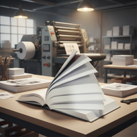 Fabricant professionnel vend du papier offset sans bois de qualité supérieure pour l'impression de carnets