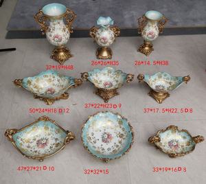 <span class=keywords><strong>Maison</strong></span> Hôtel Vaisselle 6 Pièces Ensemble Elégant Rond Bleu Collations De Légumes <span class=keywords><strong>Assiette</strong></span> De Fruits - Product Image 6