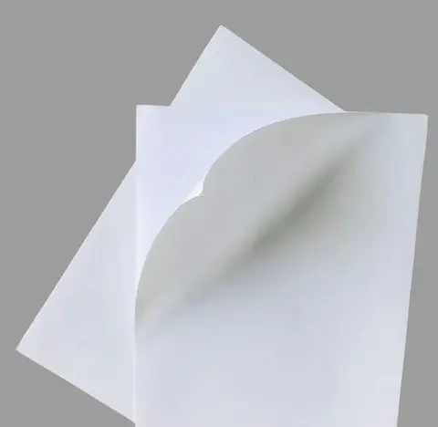 Custom Jumbo Rolls Single Sided Silicone Coated PE Craft Paper White Yellow Blue Glassine Release Paper for Promotions