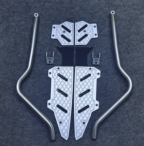 Accesorios para Moto, Parachoques de Motocicleta, Barras Anticaídas de Acero Inoxidable + Estriberas, Aptos para Modificación de Piezas de Kymco X350 - Product Image 2