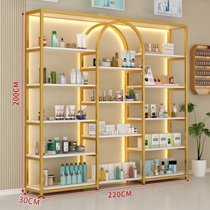 Best <b>Sale</b> Multi-Layer Light Display Stand Beauty Salon Showcase <b>for</b> Skincare Products Cosmetic Shelf Storage Cabinet - Product Image 6