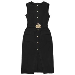 Vestido Midi Casual de Verano 2026 con Cuello Redondo, Cierre de Botones y Cremallera Trasera, Sin Mangas, con Bolsillo, para <span class=keywords><strong>Mujer</strong></span> - Product Image 1