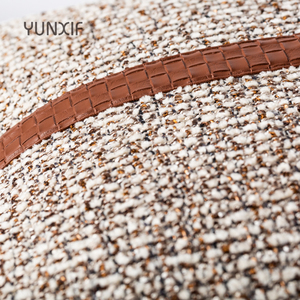 Họa tiết hình học Đệm sofa bằng vải cotton và vải lanh Bốn mùa Đa năng Cao cấp Cảm giác đơn giản Không trơn trượt và có thể giặt được Di động - Product Image 4