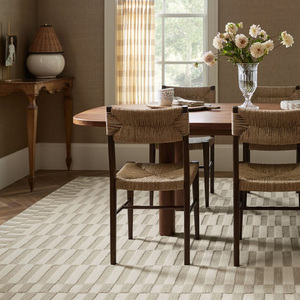 <span class=keywords><strong>Tapis</strong></span> faits main de style bois crème, <span class=keywords><strong>tapis</strong></span> personnalisés pour salon, <span class=keywords><strong>tapis</strong></span> pour chambre à coucher, luxe léger, <span class=keywords><strong>tapis</strong></span> à carreaux - Product Image 4