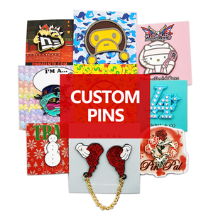 Nhà Sản Xuất Tùy Chỉnh Cứng & Mềm Men Pins Kim Loại Phim Hoạt Hình Huy Hiệu Với Pin Trở Lại Thẻ Cho Hàng Thủ Công Bộ Sưu Tập - Product Image 2