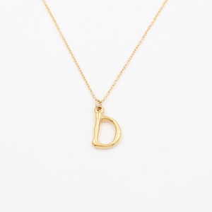 Letter Necklace Stainless Steel Women's Pendant Geometric Alphabet Everyday Wear - Product Image 5