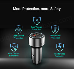 Cargador de Coche 70mai QC 3.0 de Carga Rápida con Carcasa Metálica Mini 2 Puertos USB Cargador de Coche 70MAI Cargador Móvil de Coche con Doble USB - Product Image 2