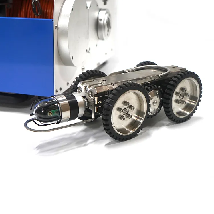 Hệ thống kiểm tra đường ống Robot Máy Ảnh Bánh Xích 1080P Camera quan sát ống cống kiểm tra máy ảnh