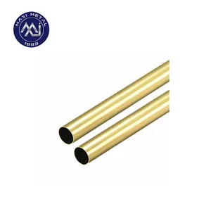 Low Price Seamless ASTM B111 C68700 Brass Tube Large Diameter Brass Pipe / Brass Tube