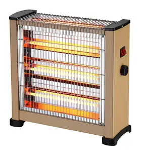 Iraq popular cb certificate, 1500W two faces 3 quartz tubes electric radiant heater/