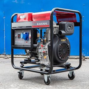 Generadores Portátiles Monofásicos de 220V 50/60Hz con Certificación CE, de Marco Abierto, Silenciosos, Refrigerados por Aire, de 7kW 7.5kW 7kVA - Product Image 3