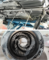 Pipa Knalpot Spiral Universal Performa Tinggi Resonator Ujung Knalpot Ganda