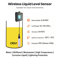 Sensor de Nivel de Combustible Inteligente Sumergible con Energía Solar, WIFI, para Hogar Inteligente, de Alta Precisión, Precio de Fábrica NOVA