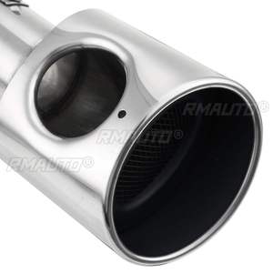 Puntas de escape traseras de acero inoxidable para Honda Civic 10.ª generación 2016 2017 Negro/Azul/Cromo - Product Image 3