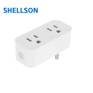 15A Đánh giá hiện tại Wifi kết nối chúng tôi thông minh cắm hai đầu Ổ cắm điện ổ cắm với ứng dụng điều khiển - Product Image 4