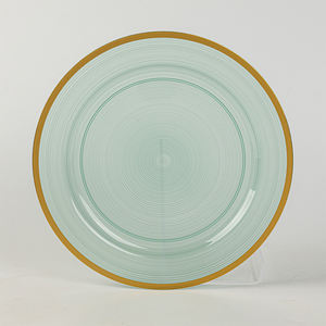 Platos Desechables <span class=keywords><strong>de</strong></span> Plástico Xueli <span class=keywords><strong>de</strong></span> 7 y 10 Pulgadas con Borde Dorado, Ecológicos, Libres <span class=keywords><strong>de</strong></span> BPA, Resistentes, Colores Personalizados, Estilo Lujoso - Product Image 5