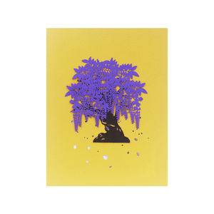 Impression personnalisée découpé au laser fleurs de cerisier faites à la main fleurs Sakura fête des mères <span class=keywords><strong>anniversaire</strong></span> 3D cartes de vœux Pop Up - Product Image 6