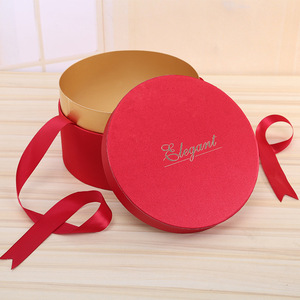 Custom Paper <b>Box</b> Round Cardboard Gift <b>Box</b> for Rose Flower Packaging <b>Wedding</b> Favor Party Favor Cardboard <b>box</b> Jewellery <b>Box</b> Case - Product Image 5