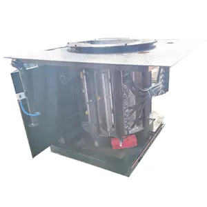 0.75T en acier de fusion <span class=keywords><strong>2</strong></span> four corps Hydraulique titrage four à induction - Product Image 3