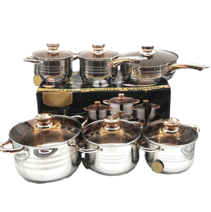 Juego de Ollas de Acero Inoxidable, Juego de Utensilios de Cocina de 12 Piezas, Apto para Inducción - Product Image 5