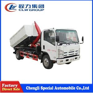 Suministro directo de fábrica <span class=keywords><strong>ISUZU</strong></span> 4X2 5Ton Hook Lift Truck Hook Arm Dumpster Garbage Truck <span class=keywords><strong>Precio</strong></span> - Product Image 3