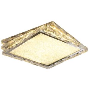OEM nueva llegada lámpara de techo oro moderno 120 cm ovalado moderno cromo pasillo 2 lámparas de techo de cristal para sala de estar - Product Image 1