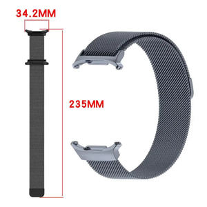 Correa Milanesa para Samsung Galaxy <span class=keywords><strong>Watch</strong></span> 8, Brazalete de Malla Metálica de Acero Inoxidable para Galaxy <span class=keywords><strong>Watch</strong></span> Ultra 47mm - Product Image 3