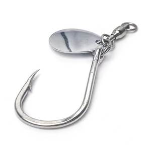 Crochet <span class=keywords><strong>de</strong></span> <span class=keywords><strong>fer</strong></span> à paillettes pivotant en acier inoxydable pour bateau <span class=keywords><strong>de</strong></span> pêche en mer <span class=keywords><strong>carpe</strong></span> jaune Jian coquille pêche au maquereau - Product Image 1