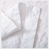 Nappes de fête lin naturel lin 100% Style uni rond carré rectangulaire nappe de mariage nappe