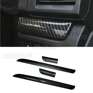 Tira Decorativa Interior de Fibra de Carbono para el Panel de Instrumentos y la Consola Central, Modificación para Subaru XV 2012-2017 - Product Image 2