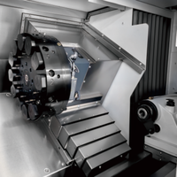 Mini Horizontale Schrägbett-CNC-Drehmaschine Mittelschwere Ausführung mit Doppel-/Einzelspindel Hochpräzises Metall-Drehzentrum