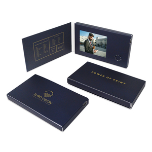 Cá nhân hoá biểu tượng tùy chỉnh thực hiện Màn hình phim <span class=keywords><strong>LCD</strong></span> tương tác linh hoạt <span class=keywords><strong>video</strong></span> Brochure <span class=keywords><strong>video</strong></span> kinh doanh thẻ tài liệu kỹ thuật số - Product Image 1