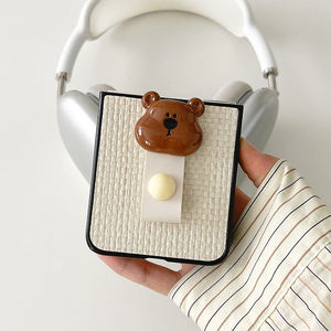 Étui de téléphone pliable pour femmes avec anneau d'agrandissement pour Samsung Zflip 5, <span class=keywords><strong>P50pocket</strong></span>, OPPO Findn3Flip, vivo Xflip, Zflip 7 - Product Image 5