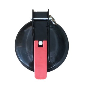 Outdoor <b>Camping</b> Whistle With Suction <b>Cup</b> Black And Red Plastic Survival Tool For All Seasons 1PC - Product Image 1