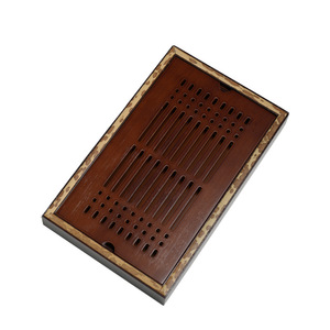 Bamboo <b>Tea</b> Tray Water Storage Simple Japanese Style Reinforced Bamboo Built In Dry Brewing Table <b>Tea</b> <b>Set</b> Accessories - Product Image 5