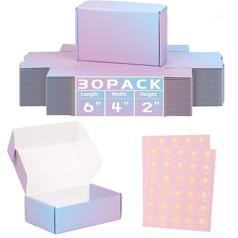 Elegant Color Paper Paper Box Cosmetic Products - Personalized Printing with Small Size, Recyclable for Gift Use