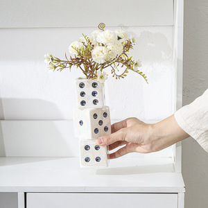 Vase en céramique de luxe Art Déco, design électroplaqué, grand modèle, décoration d'intérieur pour salon, marque <span class=keywords><strong>Besder</strong></span> - Product Image 4