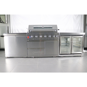 Professional Premium Portable Stainless Steel LPG <strong>Gas</strong> Grill <strong>6</strong> <strong>Burners</strong> 90000BTU Modern Korean Style Outdoor <strong>BBQ</strong> Kitchen Equipment - Product Image 2