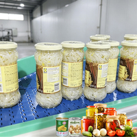 Ligne de production complète ENAK pour le nettoyage, le remplissage et l'emballage de pousses de bambou en conserve, avec machine de traitement et cartons PLC