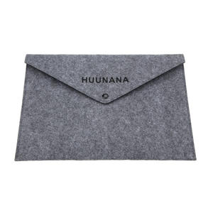 Carpeta de Fieltro Azul Grisácea Portátil, Resistente a Desgarros y al Desgaste, Tamaño A4, Organizador de Archivos de Oficina - Product Image 1