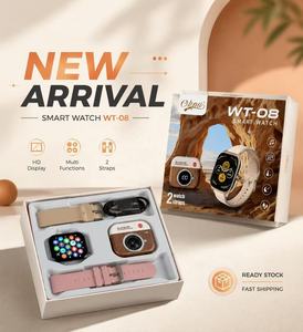 Hot WT-08 Smart Watch set With Earbuds Dual Watch Bands Sleep Heart Rate Monitoring Smart Bracelet Sport Smart Watch Unisex Gift - Product Image 2
