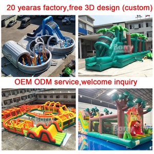 Trung Quốc Giá Rẻ Thương Mại Ngoài Trời Inflatable Obstacle <span class=keywords><strong>Course</strong></span> Đối Với Trẻ Em - Product Image 5