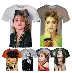 เสื้อยืดนักร้องส่วนตัวสำหรับผู้ชายเทรนด์แฟชั่นฤดูร้อนเสื้อยืดพิมพ์ลาย3D 2024เสื้อยืดลำลองออกแบบโลโก้ได้ตามต้องการ - Product Image 2