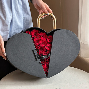 Boîte <span class=keywords><strong>cadeau</strong></span> en PVC imperméable de luxe de grande taille TC, boîte d'emballage pour la Saint-Valentin, la fête <span class=keywords><strong>des</strong></span> mères, les anniversaires, les chocolats, les fleurs - Product Image 2