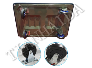 Chariot à plate-forme robuste de 150kg Chariot à main de transport de camion pliant Chariot à main de 150kg Chariot à plat pliant en plastique de 330lb - Product Image 4